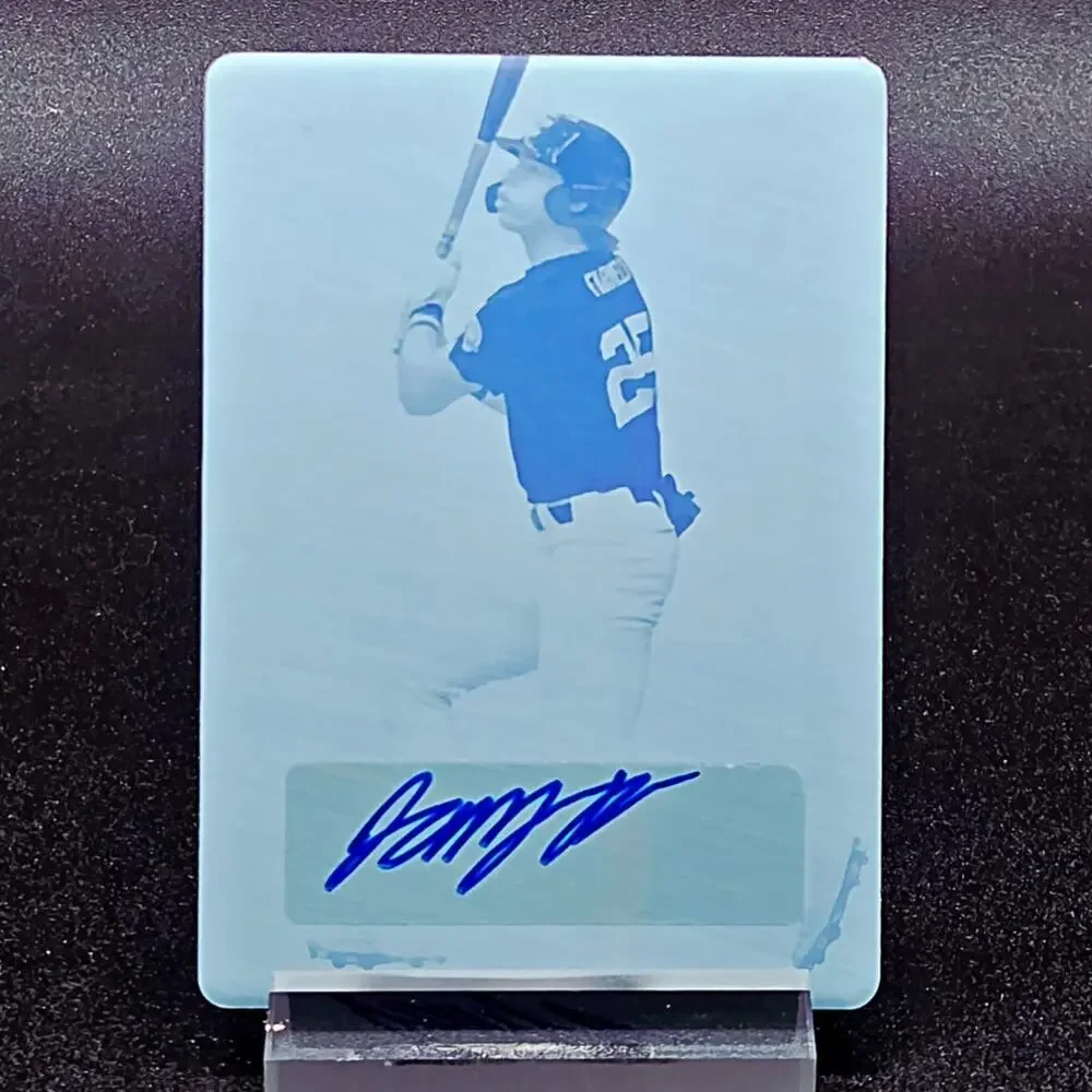 Jonny Farmelo Auto 1/1 Printing Plate Seattle Mariners Prospect #40 MLB top 100